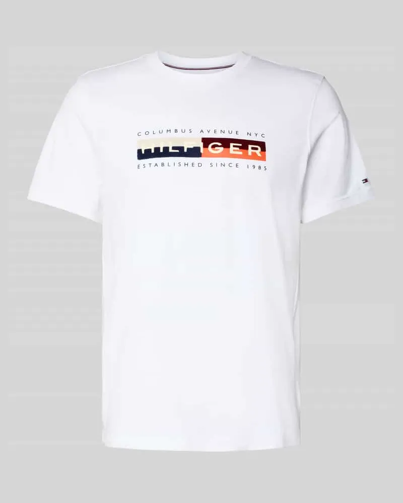 Tommy Hilfiger Regular Fit T-Shirt aus reiner Baumwolle 
