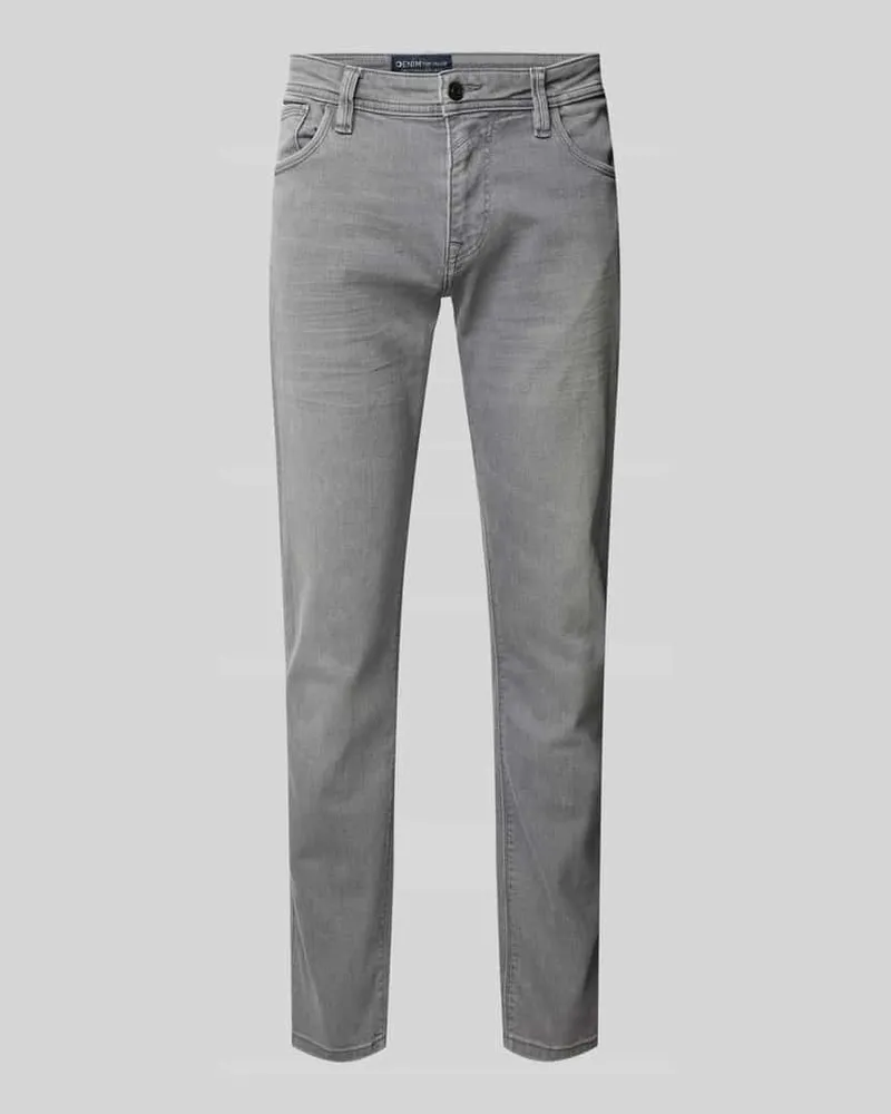 Tom Tailor Slim Fit Jeans mit Baumwollanteil Hellgrau
