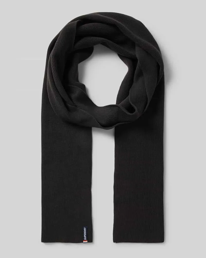 Superdry. Schal mit Label-Patch 