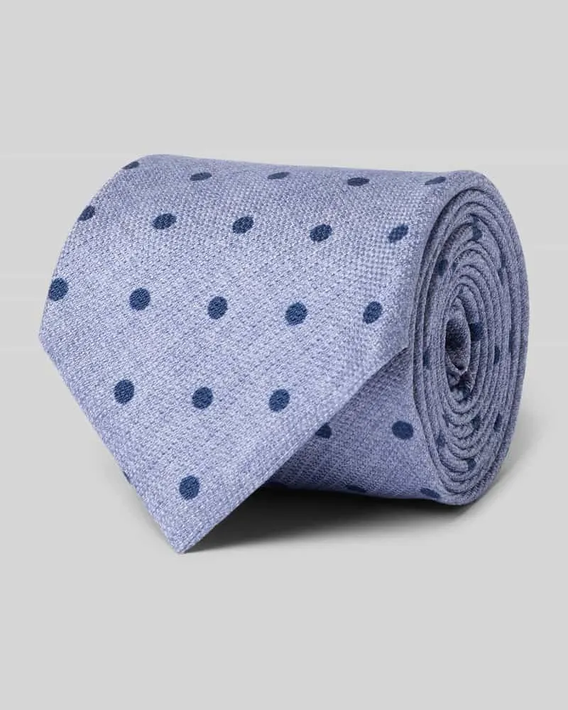 Altea Krawatte mit Label-Detail Bleu