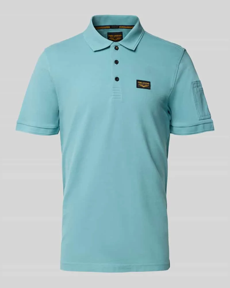 PME Legend Regular Fit Poloshirt mit Label-Patch Modell 'TRACKWAY 