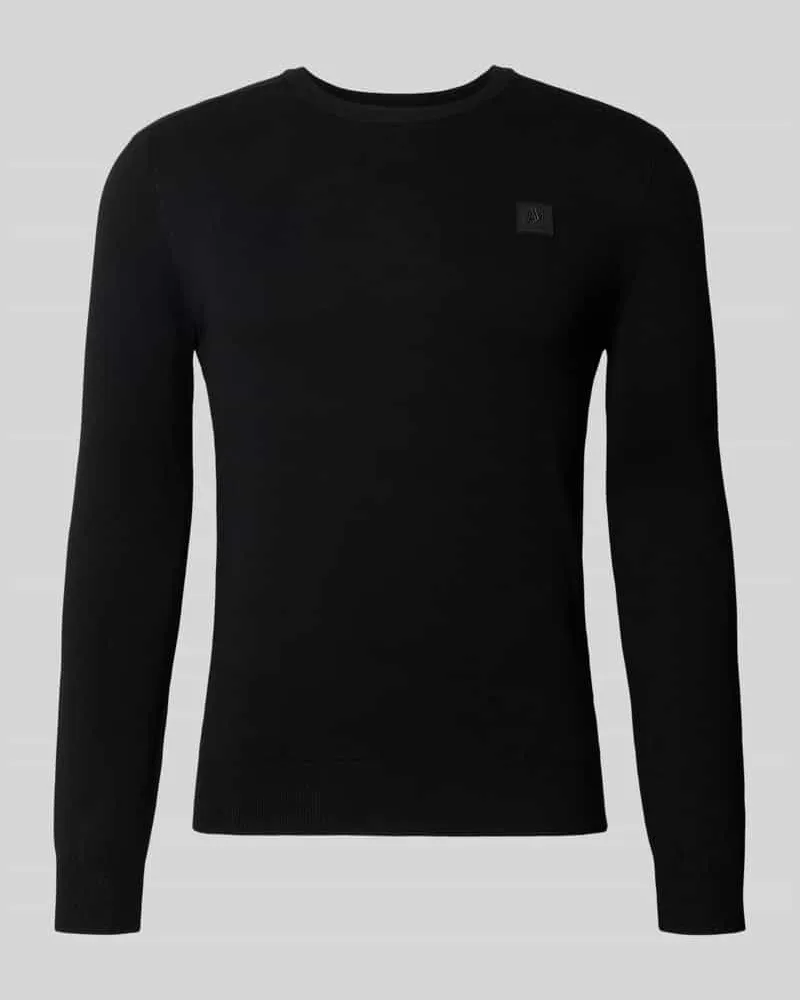 Antony Morato Regular Fit Sweatshirt aus elastischem Viskose-Mix Black
