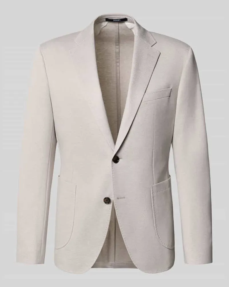 JOOP! Sakko mit floraler Applikation Modell 'Hoverest Beige