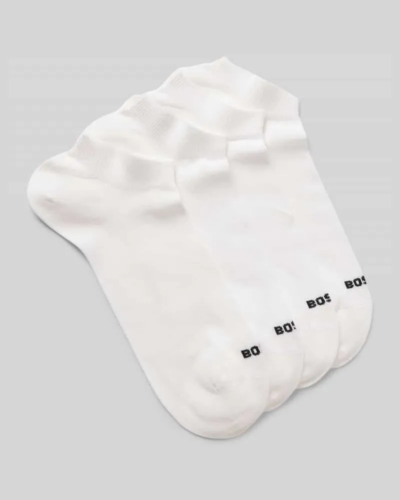 HUGO BOSS Sneaker-Socken aus Baumwoll-Mix im 4er-Pack Weiss