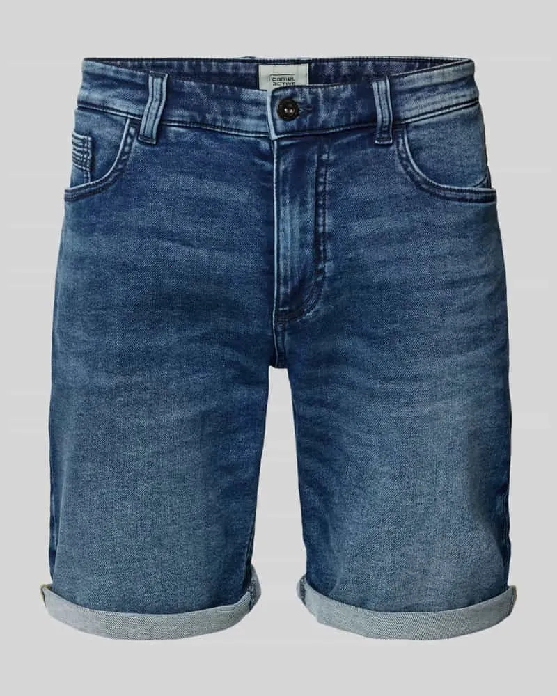 Camel Active Regular Fit Jeansshorts im 5-Pocket-Design 