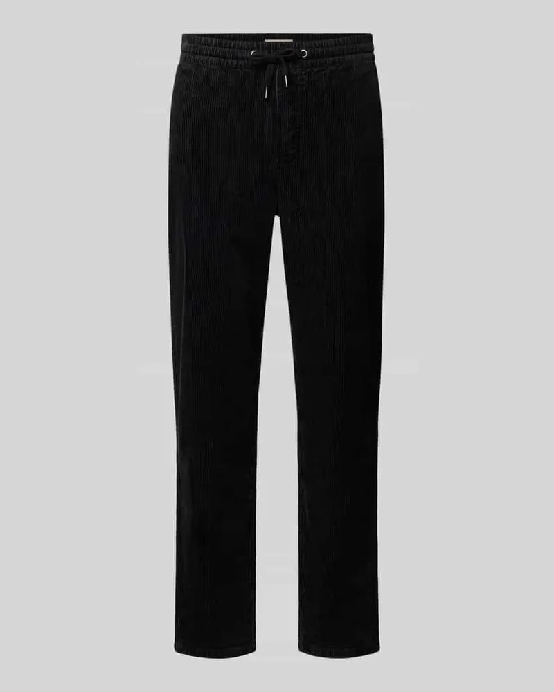 Only & Sons Schmale Hose mit Cordstruktur Black