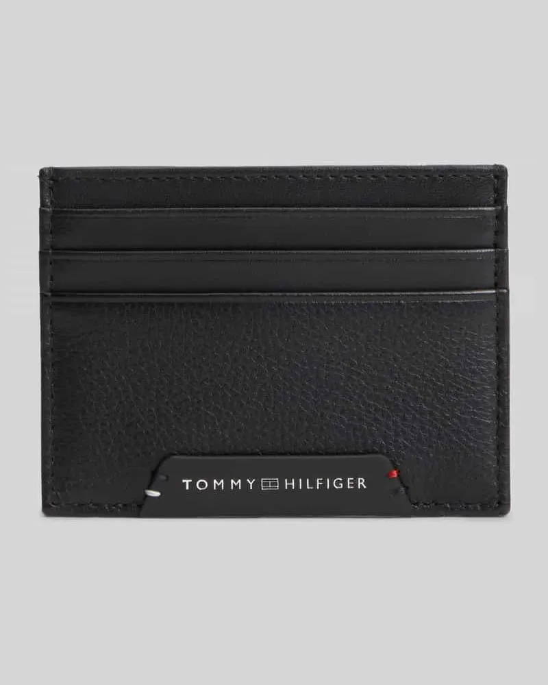 Tommy Hilfiger Portemonnaie aus echtem Rindsleder Modell 'CORP CC HOLDER Black