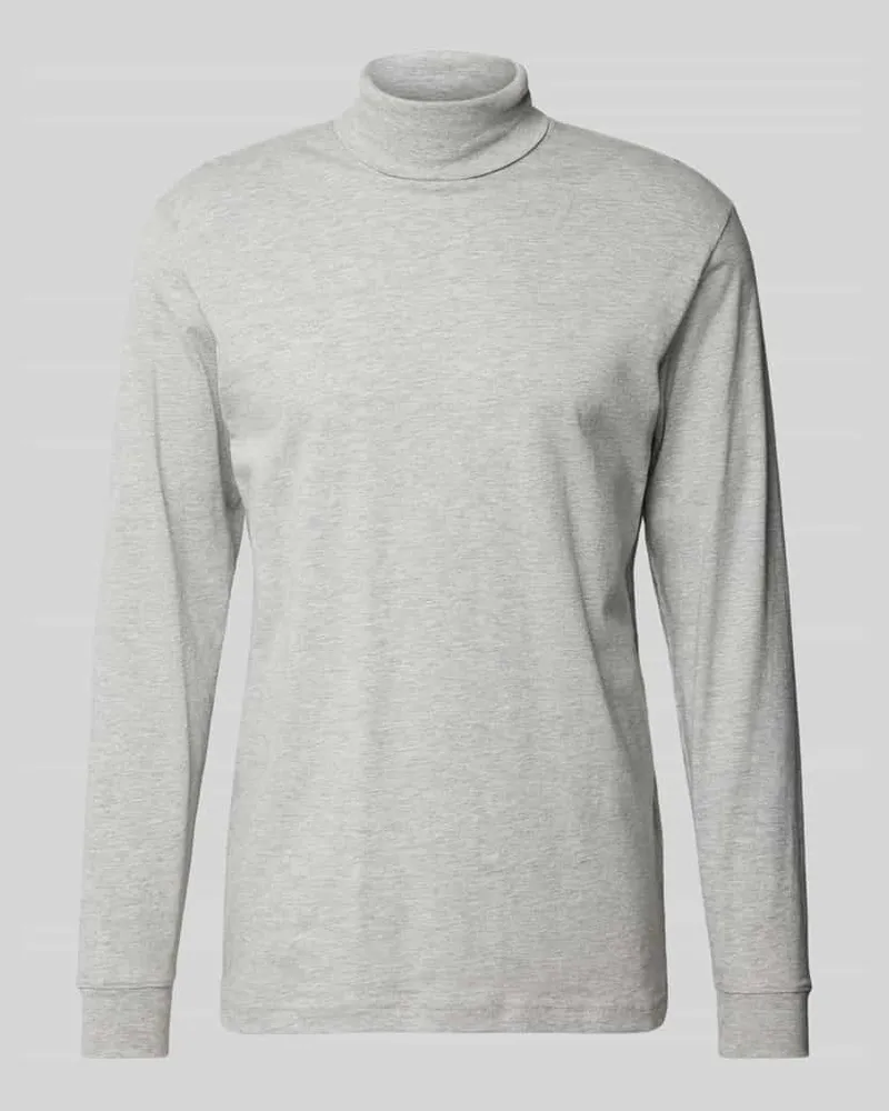 Ragman Longsleeve mit gerippten Abschlüssen 