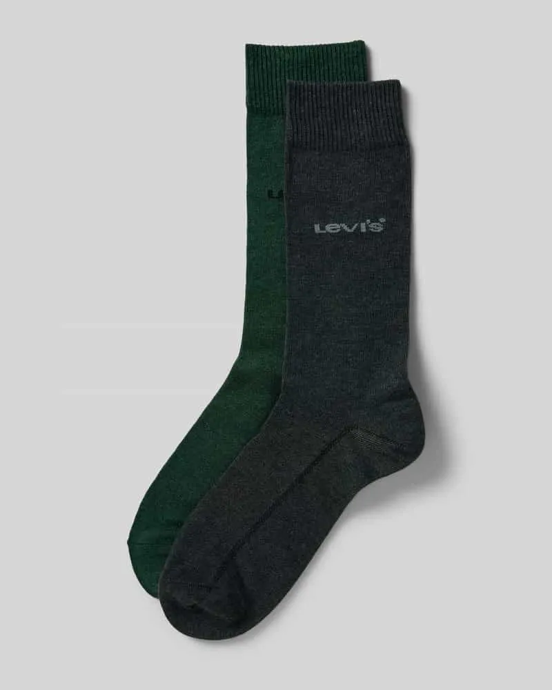 Levi's Socken mit gerippten Abschlüssen im 2er-Pack 