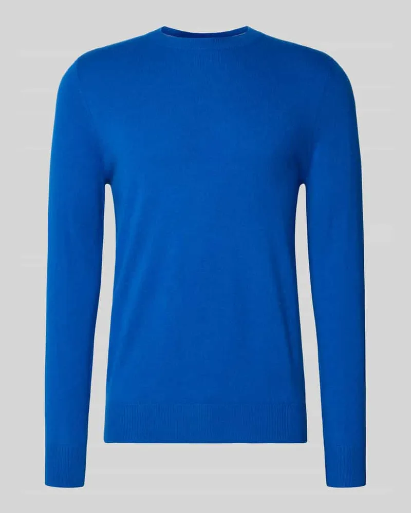 Christian Berg Strickpullover aus Wolle-Kaschmir-Mix Royal