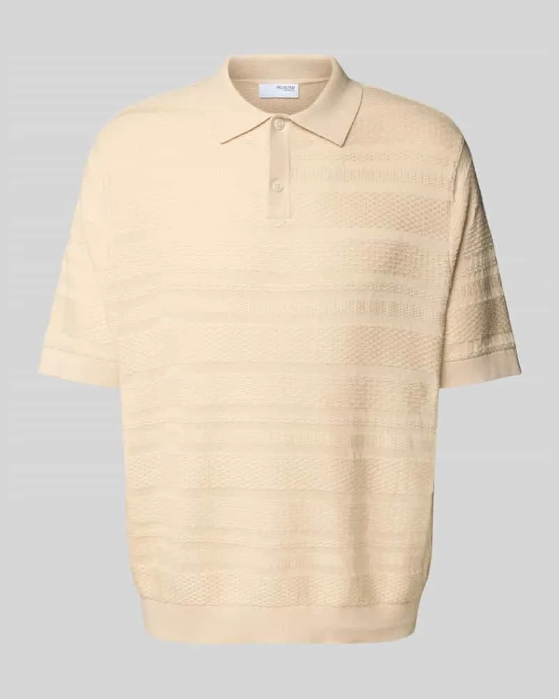 Selected Homme Relaxed Fit Poloshirt aus reiner Baumwolle Modell 'FOAM 