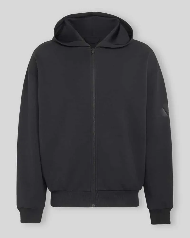 adidas Loose Fit Sweatjacke mit Baumwoll-Anteil Black