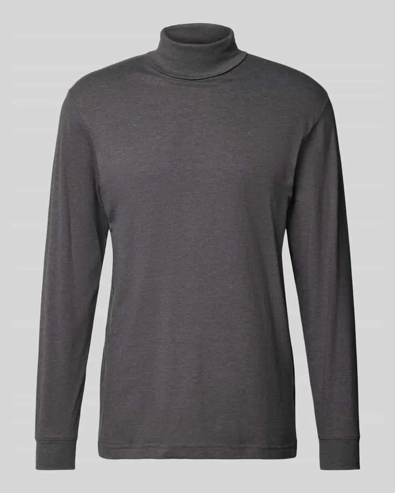 Ragman Longsleeve mit gerippten Abschlüssen 