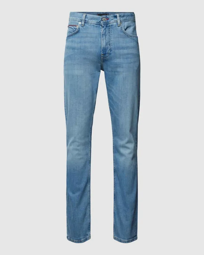 Tommy Hilfiger Slim Fit Jeans mit Knopfverschluss Modell 'DENTON 