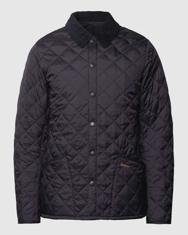 Barbour Steppjacke mit Umlegekragen Marine