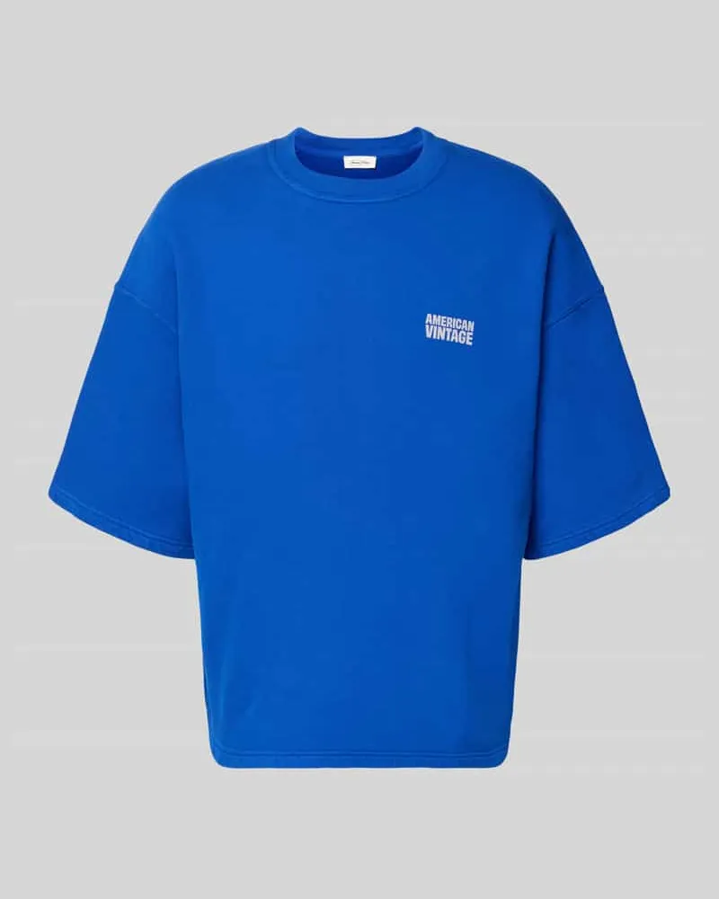 American Vintage T-Shirt mit Logo Modell 'PLIZZY Royal