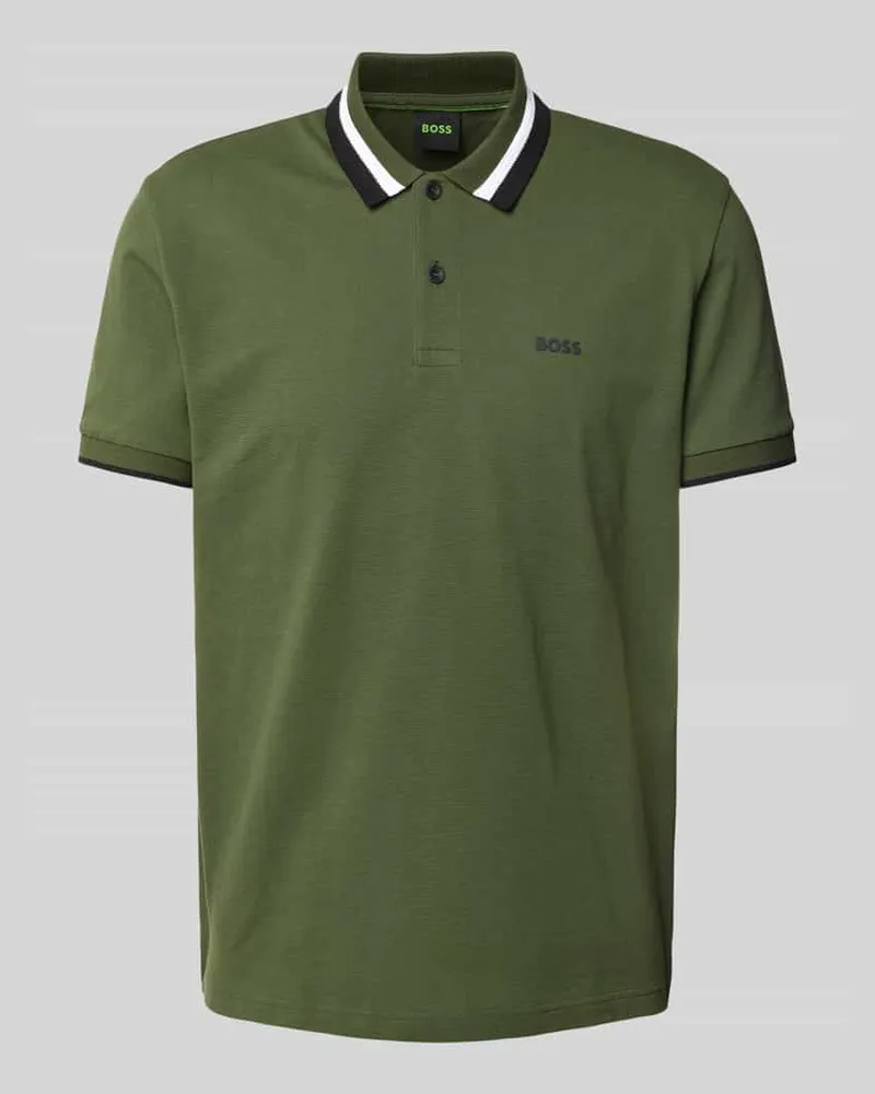 HUGO BOSS Regular Fit Poloshirt mit Label-Print Modell 'Paddy 