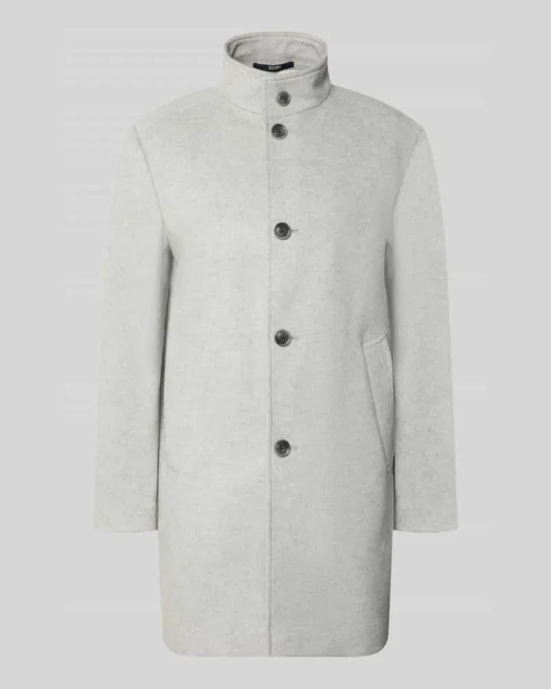 JOOP! Regular Fit Mantel aus Woll-Mix Modell 'MARAN Anthrazit