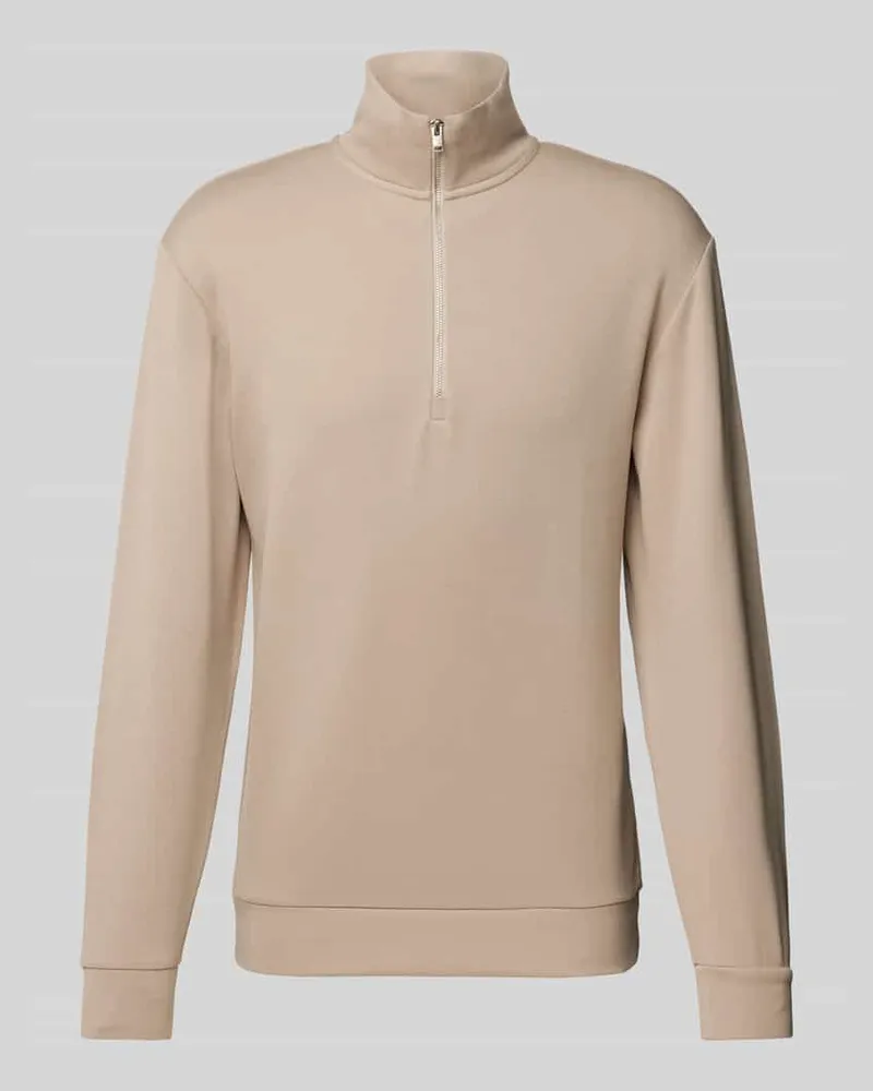Selected Homme Sweatshirt mit Troyer-Kragen Modell 'MANUEL 