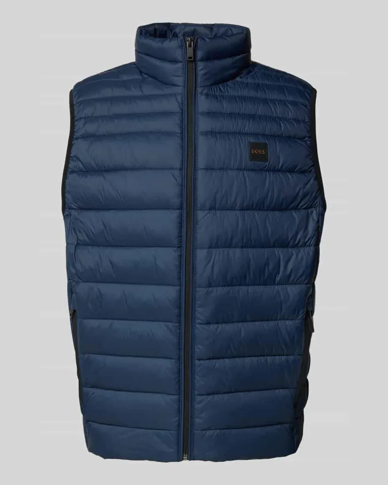 HUGO BOSS Slim Fit Steppweste mit Reißverschlusstaschen Modell 'ODENO2 