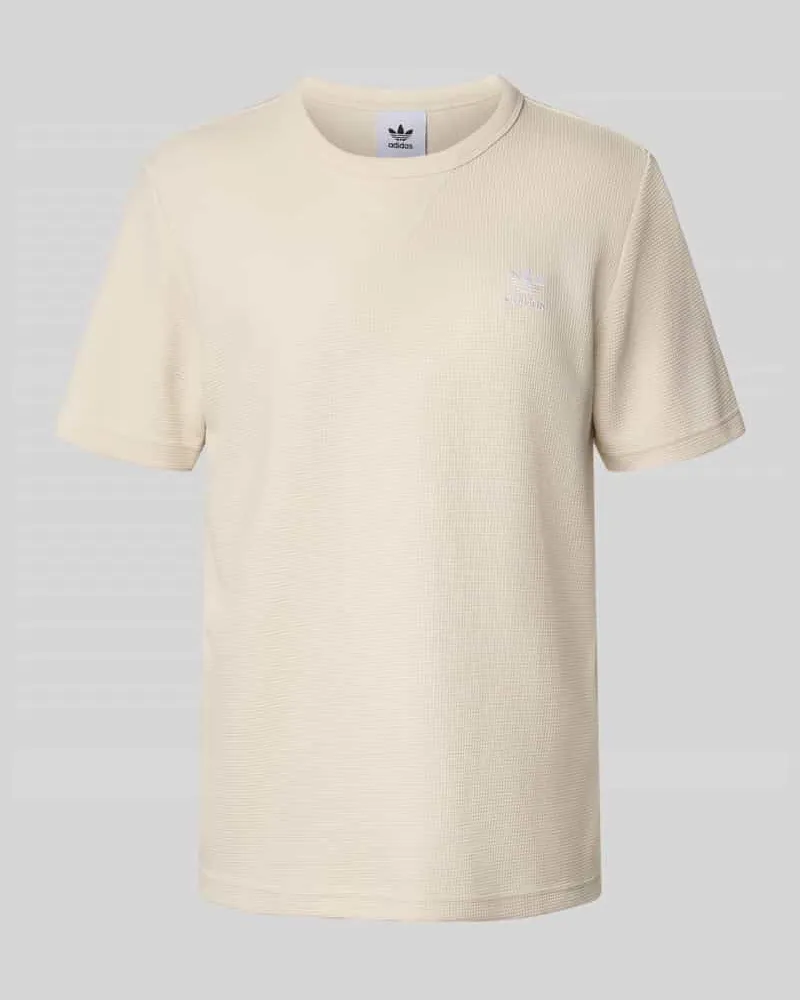 adidas T-Shirt mit Label-Stitching 