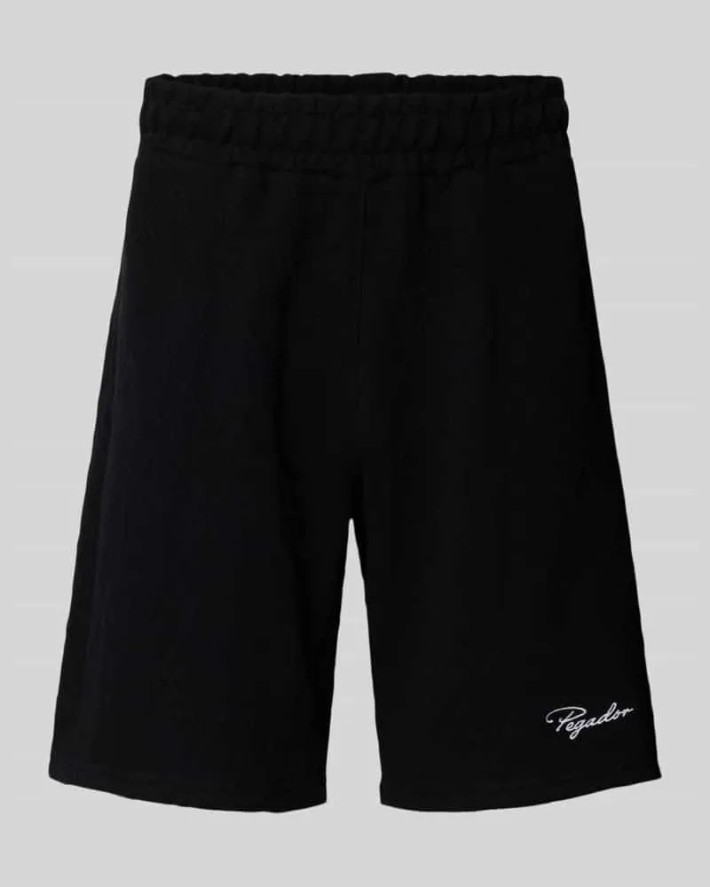 PEGADOR Shorts mit Logo-Stitching Modell 'Jovren Black