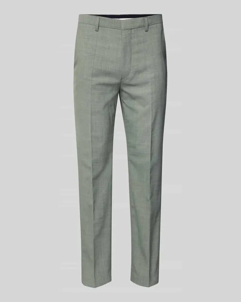 HUGO BOSS Slim Fit Anzughose mit Bundfalten Modell 'Hesten 