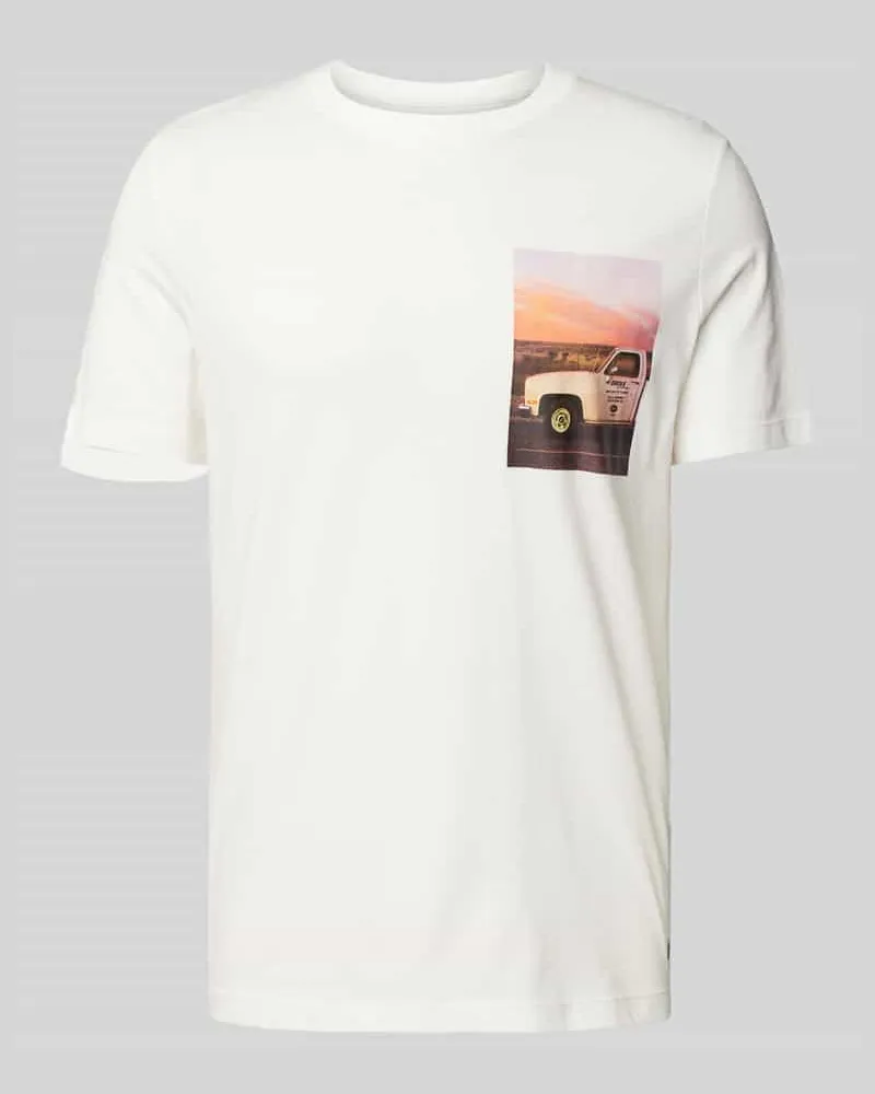 S.Oliver Regular Fit T-Shirt aus reiner Baumwolle 
