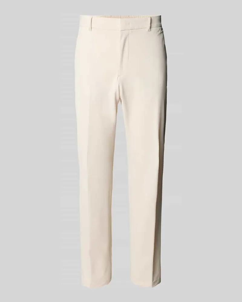 HUGO BOSS Anzughose mit Reißverschlusstasche Modell 'GENIUS Offwhite