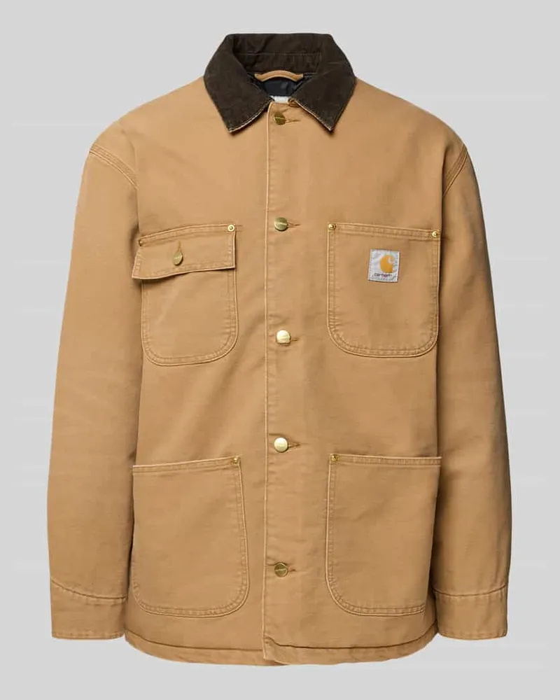 Carhartt WIP Regular Fit Jacke mit Umlegekragen Modell 'Chore 