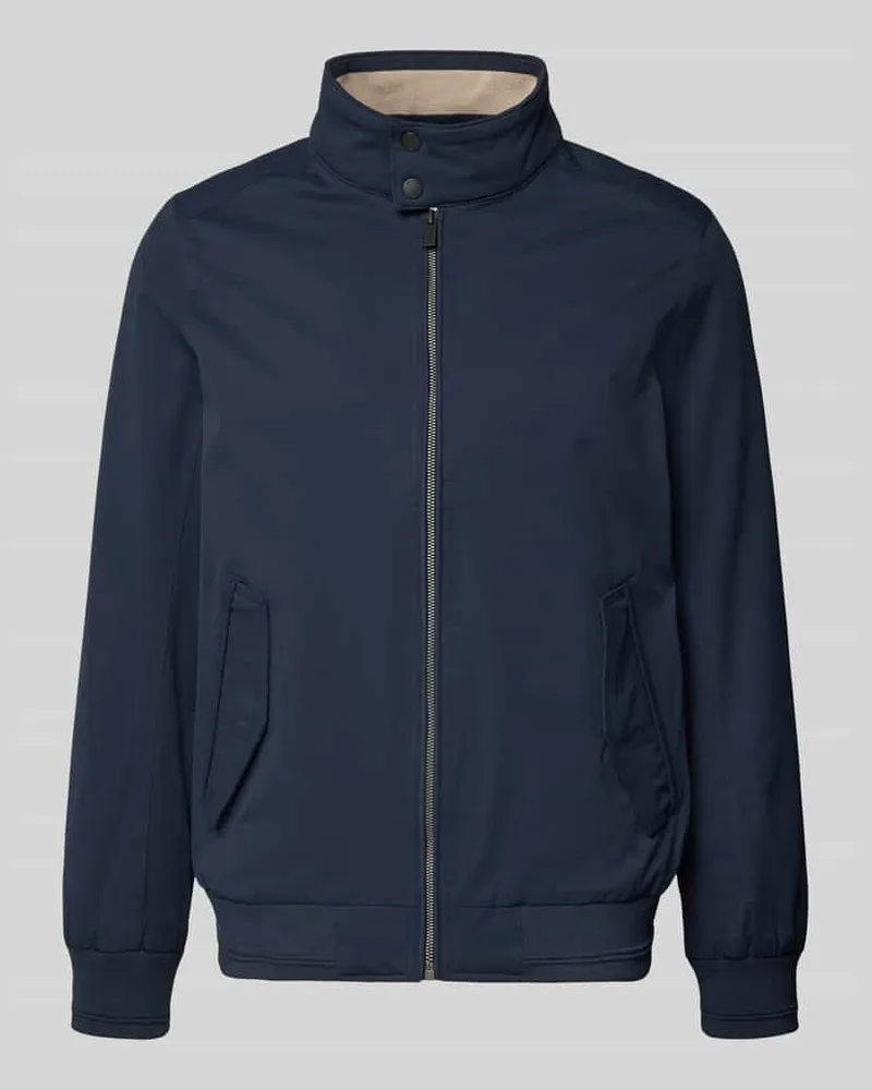 Tom Tailor Regular Fit Blouson mit Stehkragen Marine