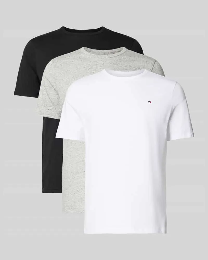 Tommy Hilfiger Tank Top aus reiner Baumwolle im 3er-Pack Black