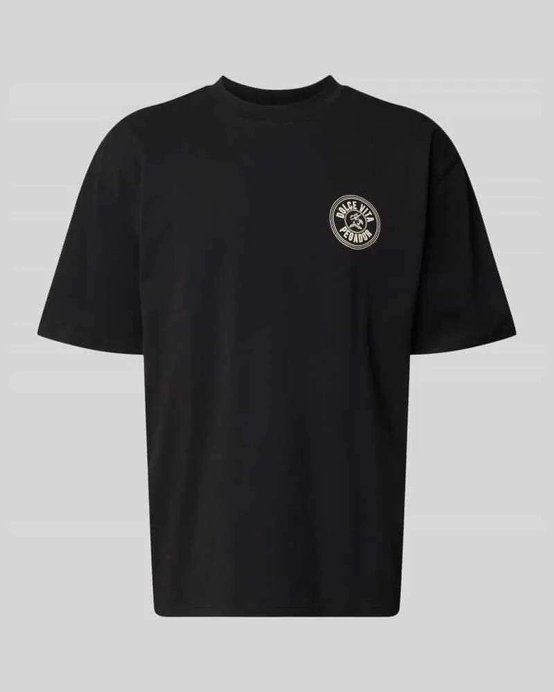 PEGADOR Oversized T-Shirt mit Label-Print Black