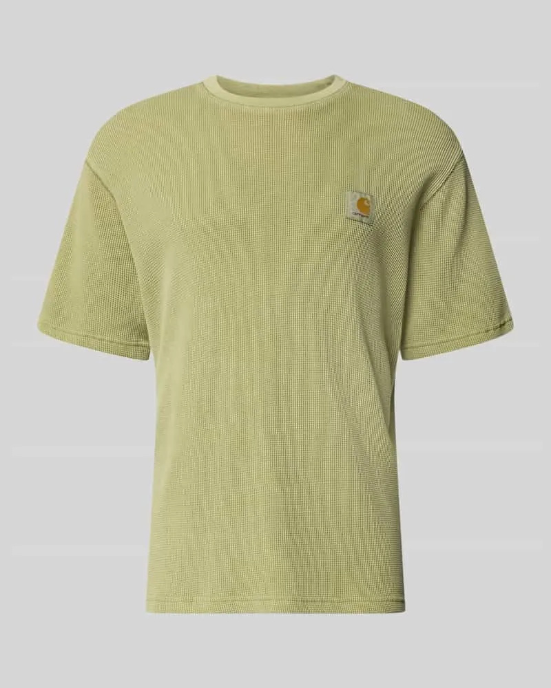 Carhartt WIP T-Shirt mit Strukturmuster Modell 'Nelson Gruen