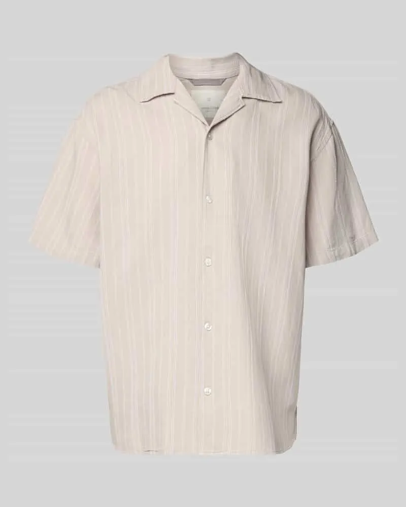 Jack & Jones Regular Fit Freizeithemd aus Baumwoll-Mix mit Leinen-Anteil Modell 'MONTANA 