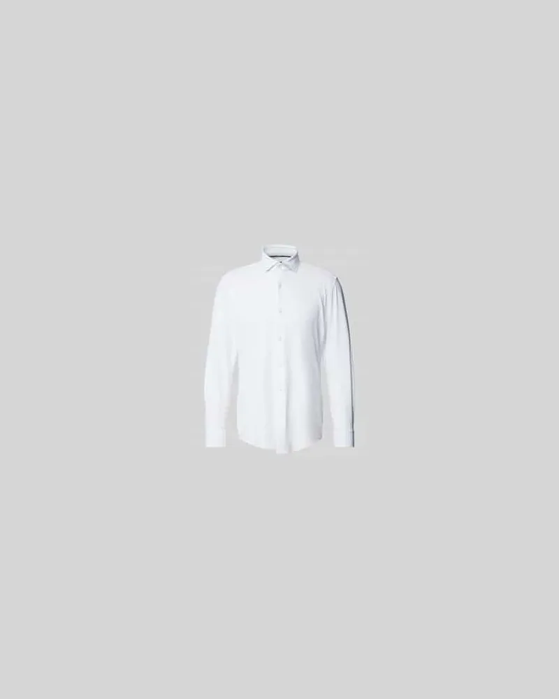 HUGO BOSS Slim Fit Business-Hemd mit Haifischkragen