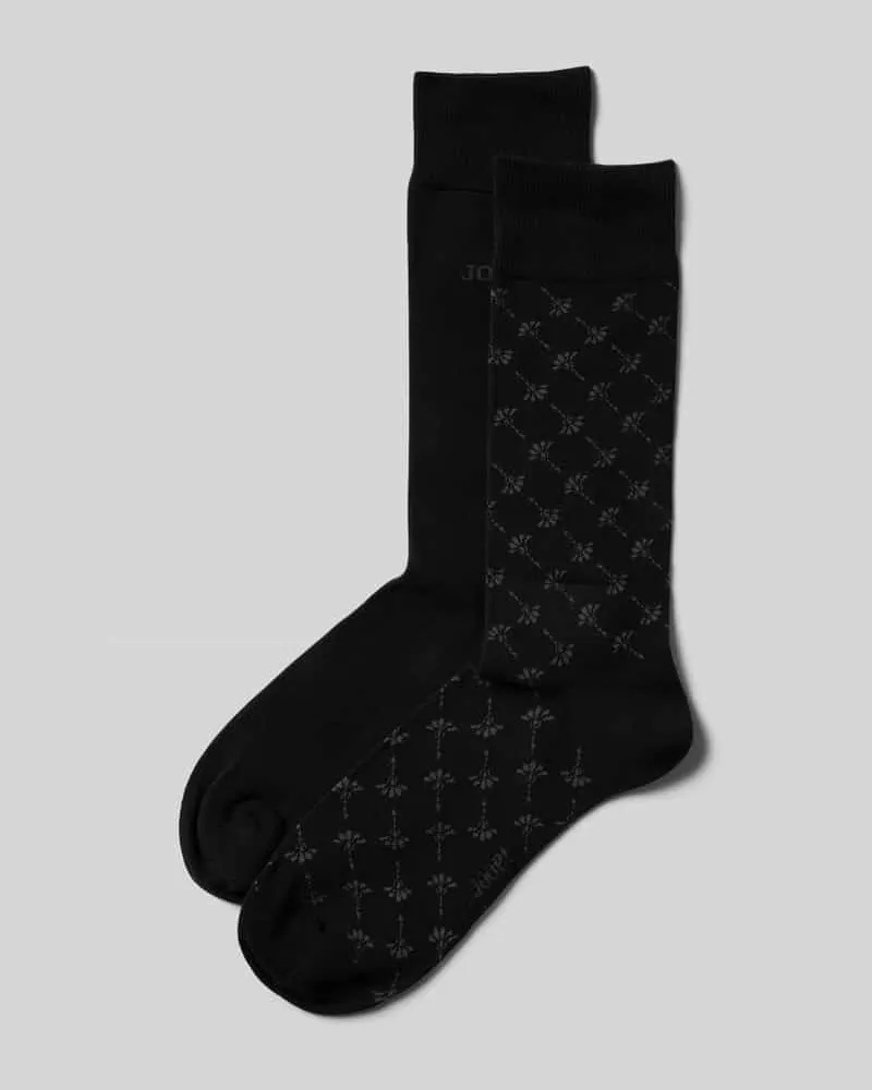JOOP! Socken mit elastischem Rippenbündchen im 2er-Pack 