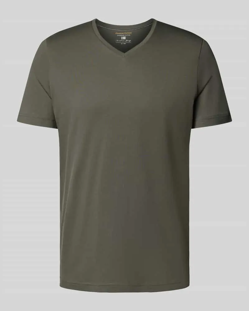 Christian Berg T-Shirt mit V-Ausschnitt 