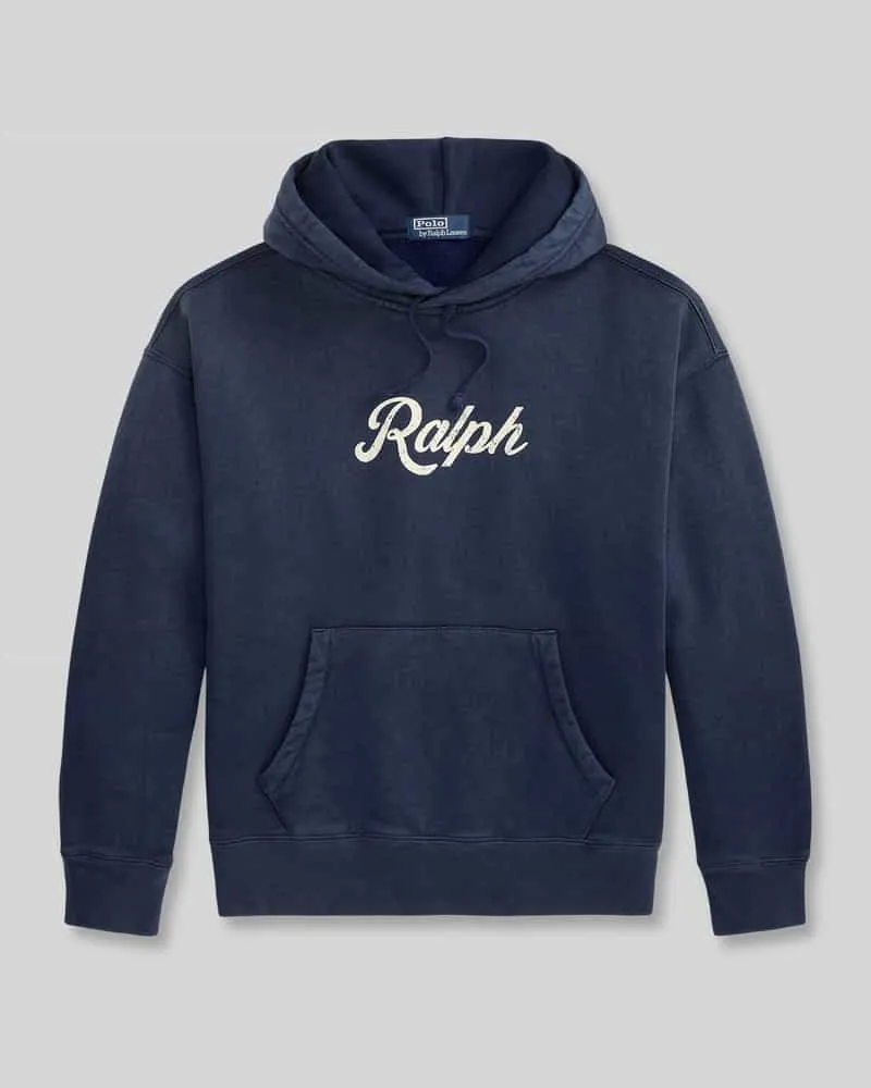 Ralph Lauren Regular Fit Hoodie aus Baumwoll-Mix Dunkelblau