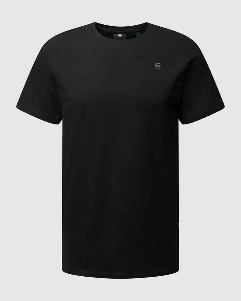 G-STAR RAW Regular Fit T-Shirt aus reiner Baumwolle Black