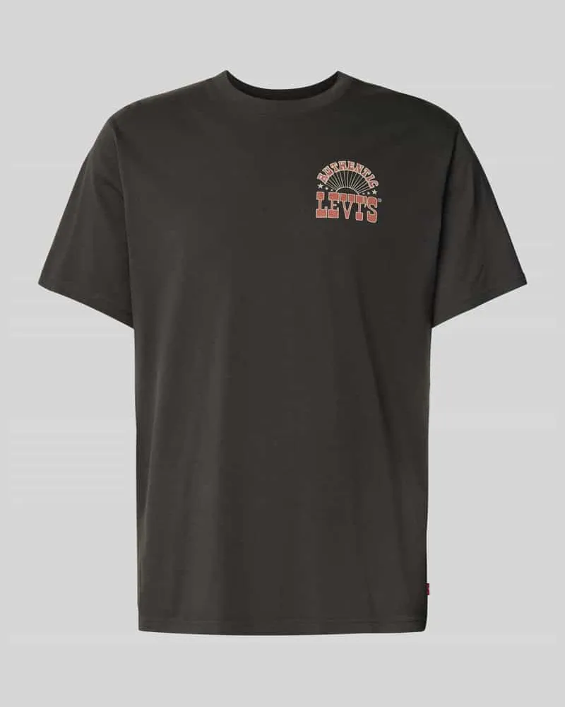 Levi's T-Shirt mit Label-Print Black