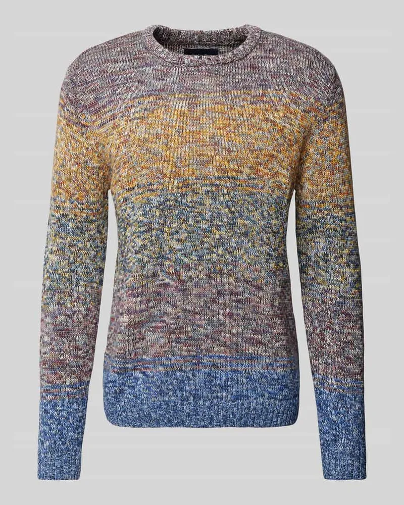 Christian Berg Strickpullover mit Rundhalsausschnitt Marine