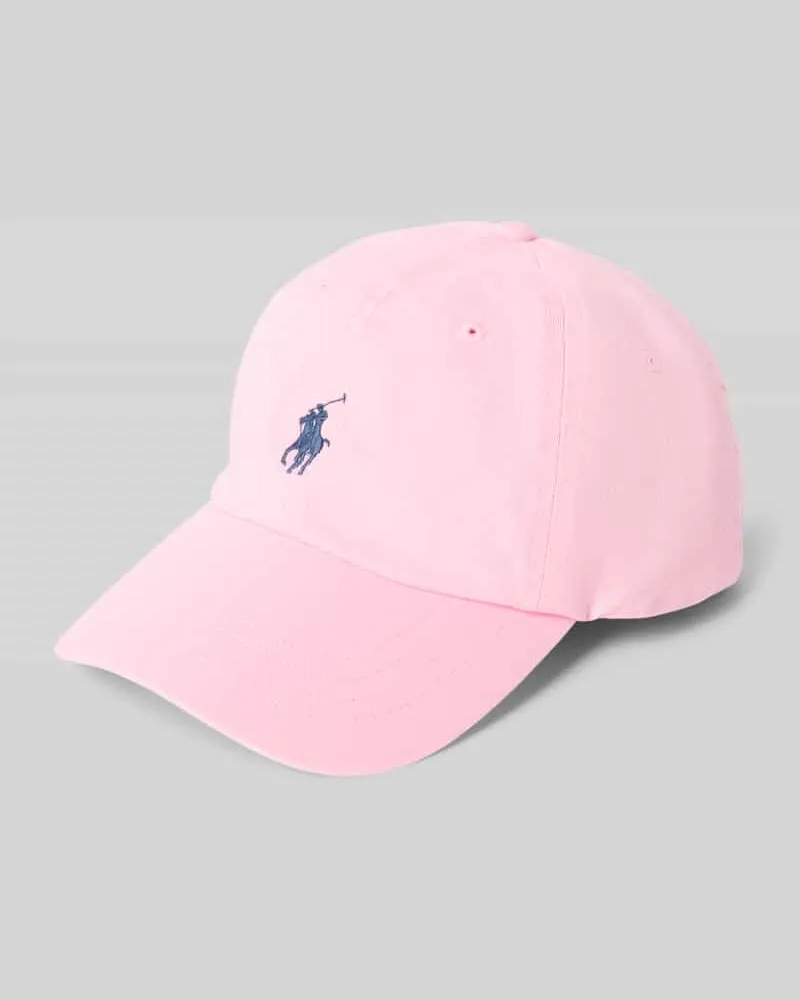 Ralph Lauren Cap mit Label-Stitching Rosa