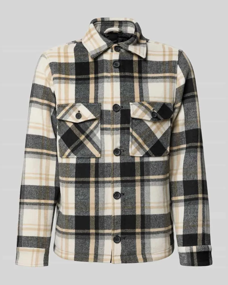 McNeal Regular Fit Hemdjacke mit Kentkragen 
