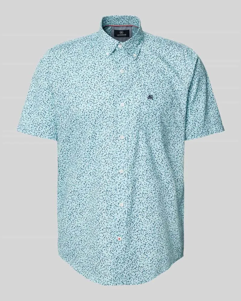 Lerros Regular Fit Freizeithemd mit Label-Stitching 