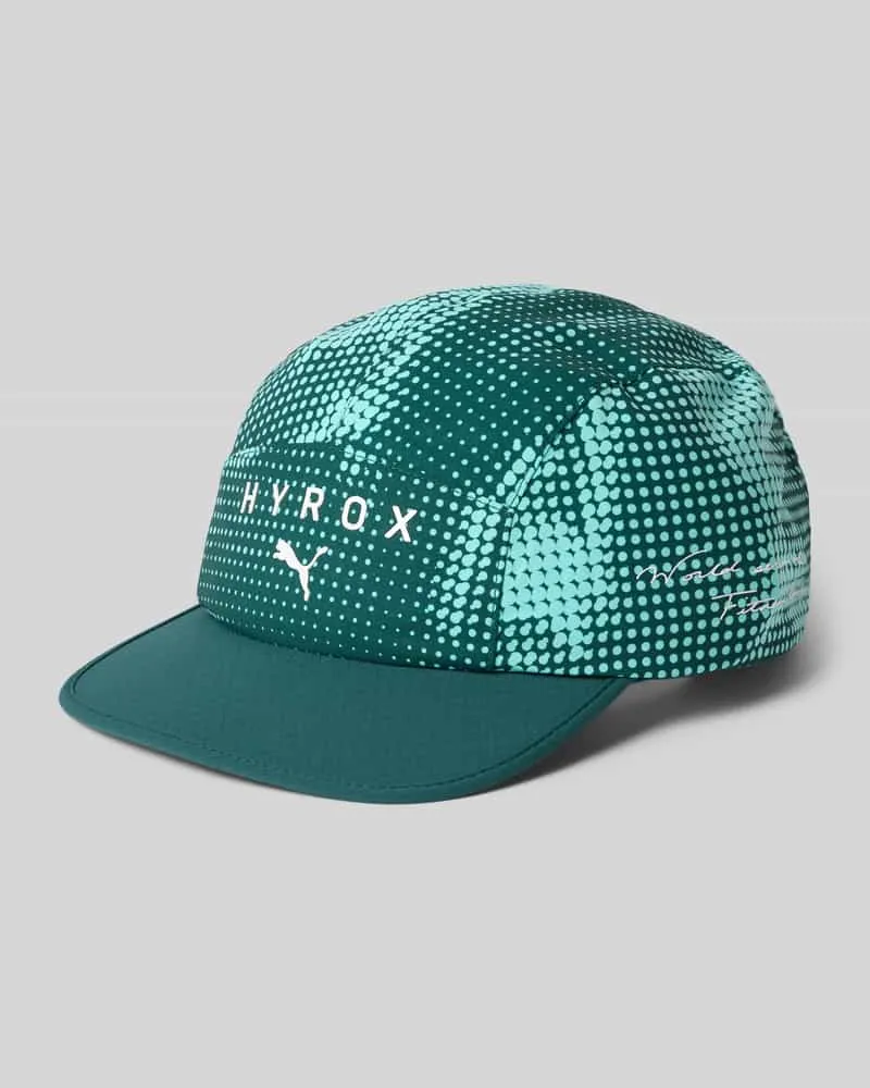 Puma Cap mit Allover-Muster Modell 'PUMA X HYROX Dunkelgruen