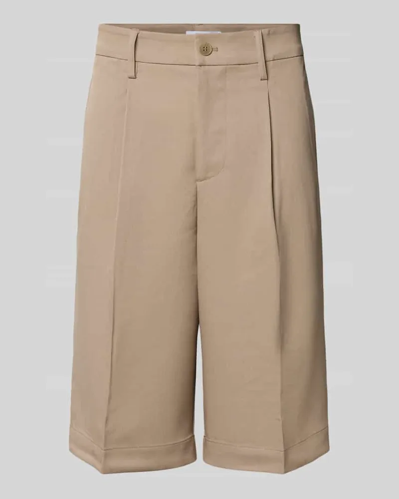 Only & Sons Loose Fit Chinoshorts mit Viskose-Anteil Beige