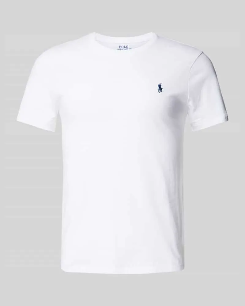 Ralph Lauren Slim Fit T-Shirt mit Logo-Stitching 