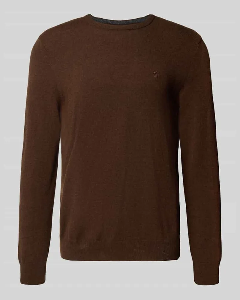 Ralph Lauren Strickpullover mit gerippten Abschlüssen 