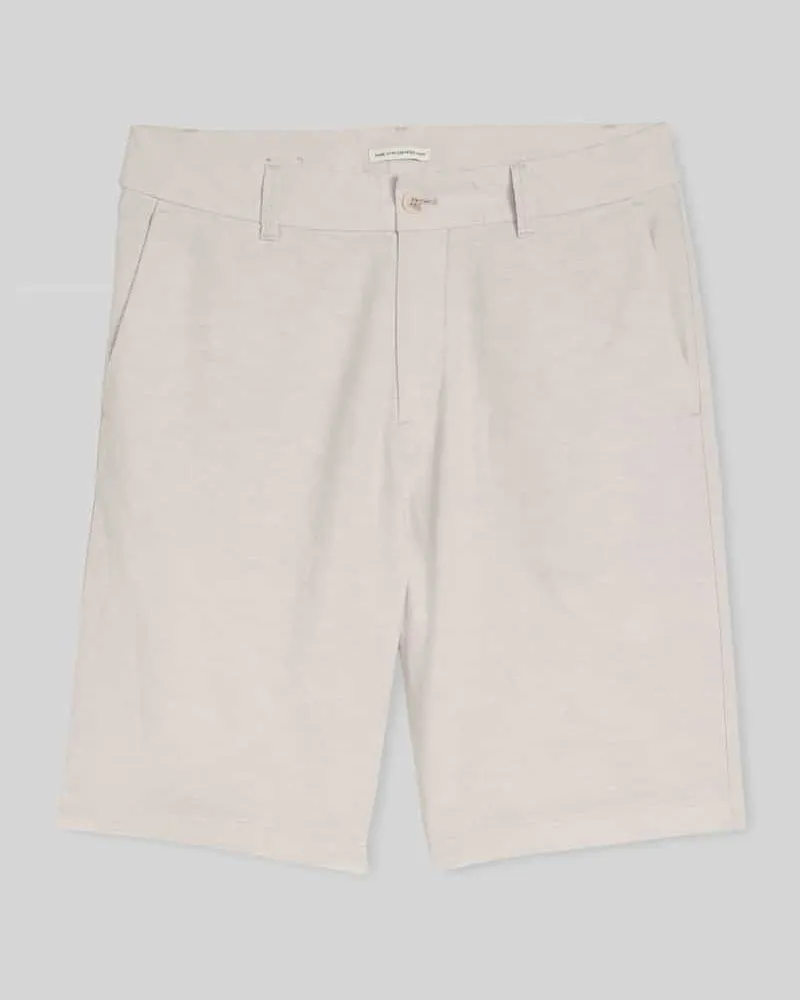 Tom Tailor Regular Fit Bermuda aus Leinen-Baumwolle-Mix Beige